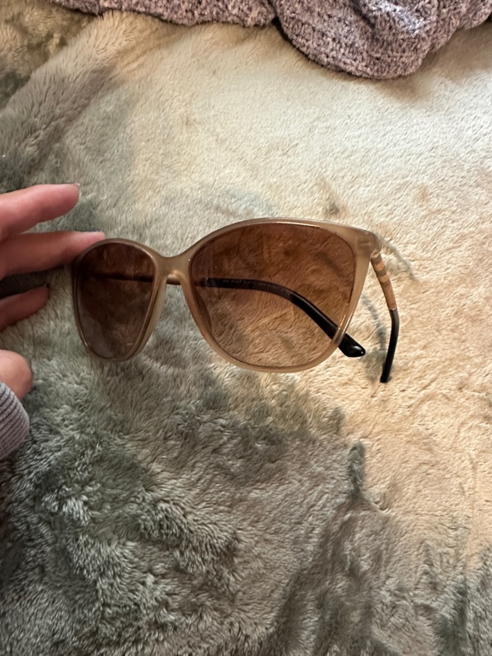 Burberry Women’s Oversized Brown Gradient Sunglasses